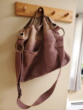 49 Square Miles Ombre Brown Canvas Shoulder Bag in